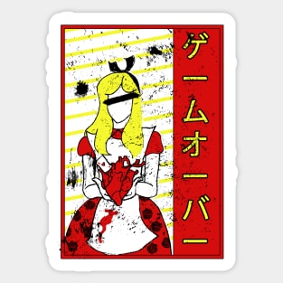 GameOver Alice Sticker